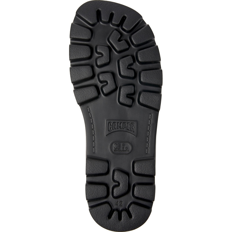 CAMPER Brutus Sandal - Clogs For Men - Black, Size 46, Smooth Leather