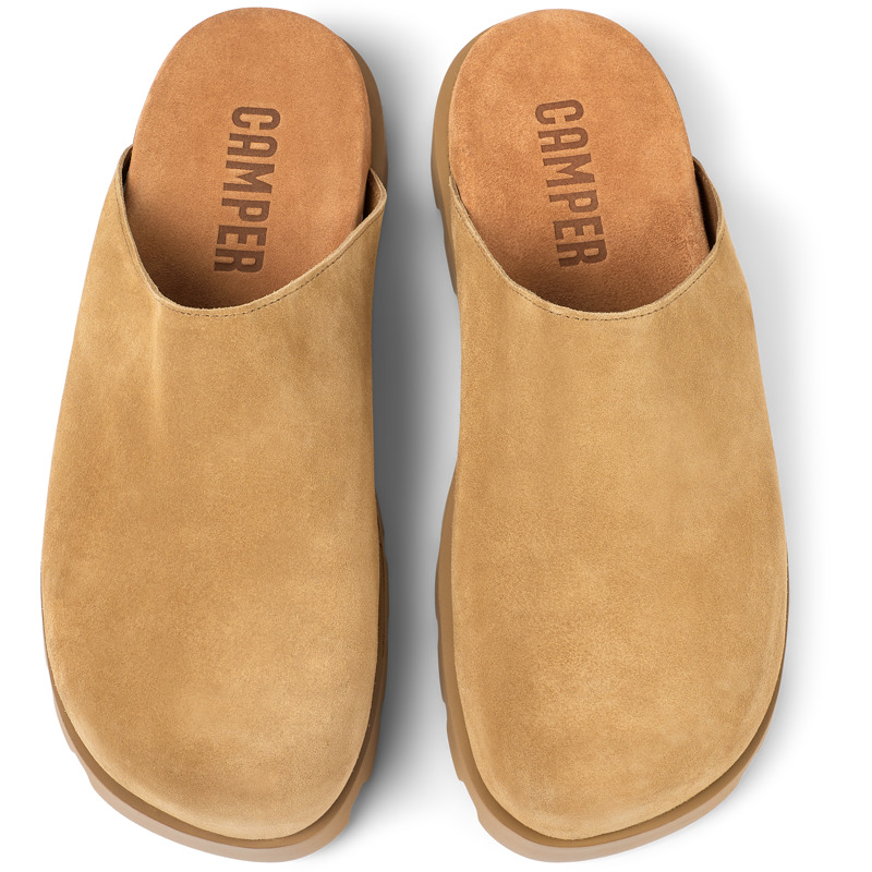 CAMPER Brutus Sandal - Clogs For Men - Brown, Size 46, Suede