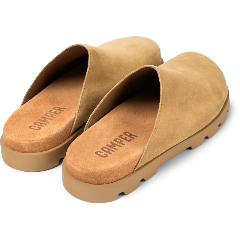 Camper Brutus Sandal - Clogs For Men - Brown, Size 45, Suede