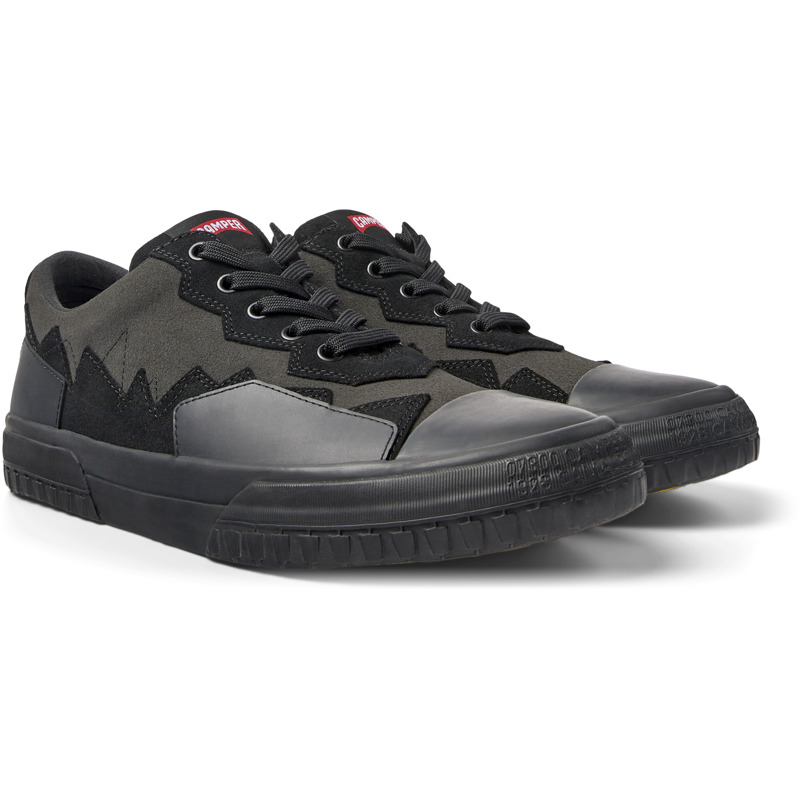 Camper Camaleon Safa - Sneakers For Men - Grey, Black, Size 40, Cotton Fabric
