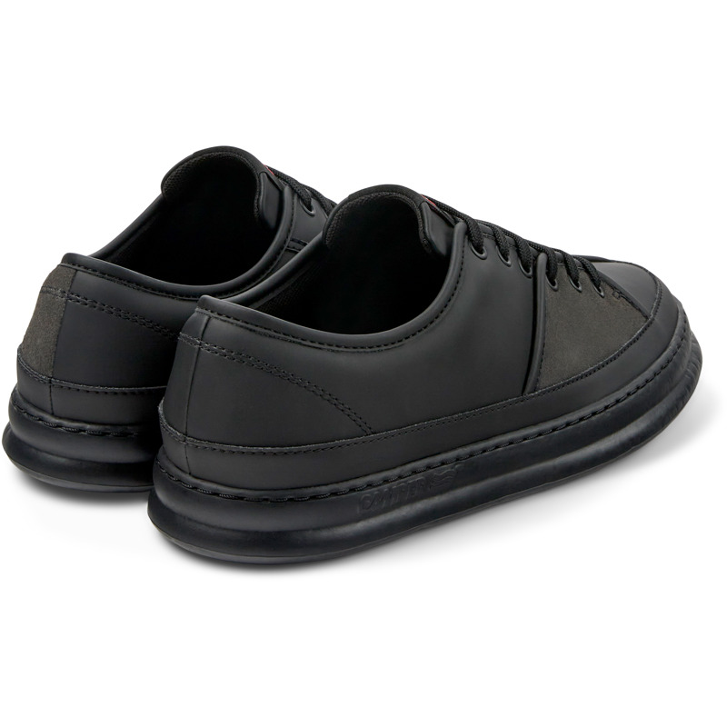 CAMPER Twins - Sneakers For Men - Black,Grey, Size 40, Smooth Leather