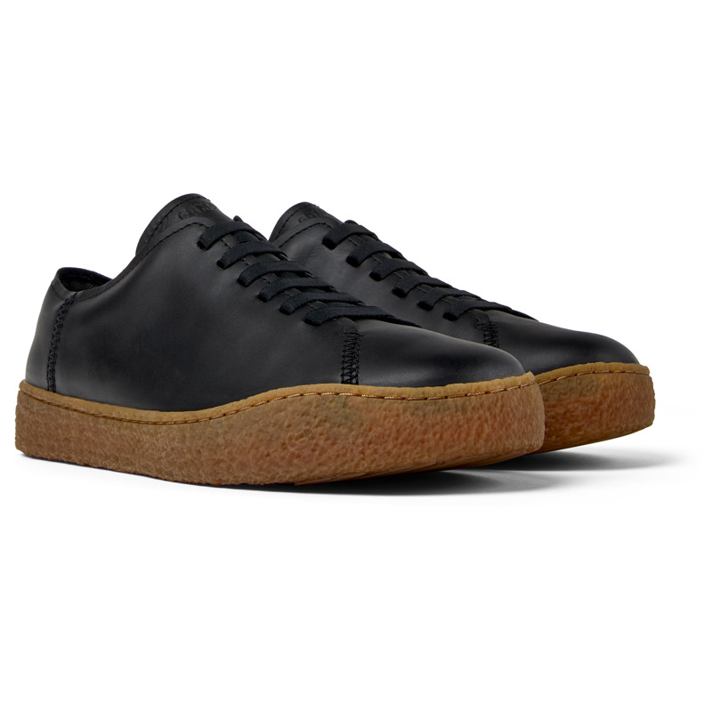 CAMPER Peu Terreno - Sneakers For Men - Black, Size 45, Smooth Leather