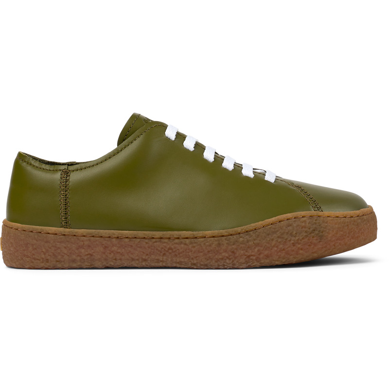 Camper Peu Terreno - Sneakers For Men - Green, Size 43, Smooth Leather