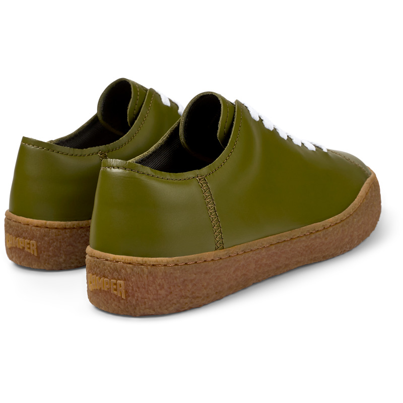Camper Peu Terreno - Sneakers For Men - Green, Size 43, Smooth Leather