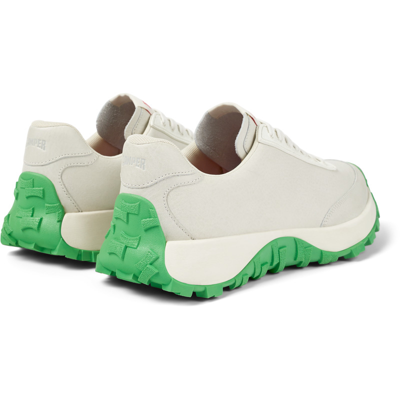 CAMPER Drift Trail VIBRAM - Sneaker Per Uomo - Bianco, Taglia 41, Pelle Liscia/Tessuto In Cotone