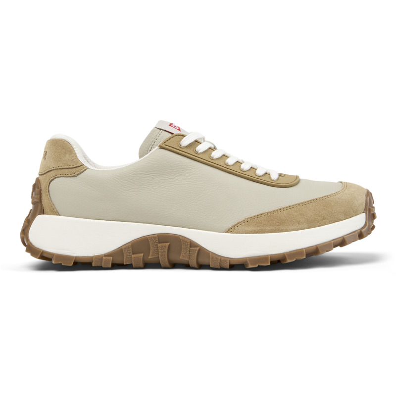 CAMPER Drift Trail - Casual para Hombre - Beige, talla 39, Piel Lisa/Piel Vuelta