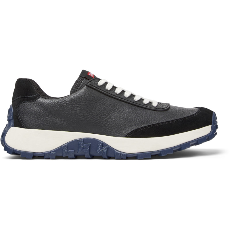 Camper Drift Trail Leather Sneakers In Black