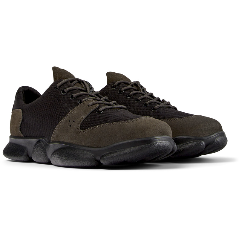 Camper Karst - Sneakers For Men - Black, Grey, Size 44, Cotton Fabric