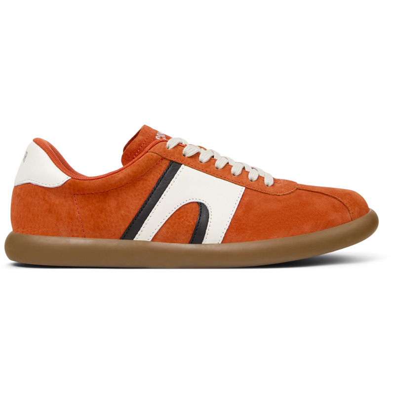 CAMPER Pelotas Soller - Casual para Hombre - Naranja, talla 39, Piel Vuelta/Piel Lisa