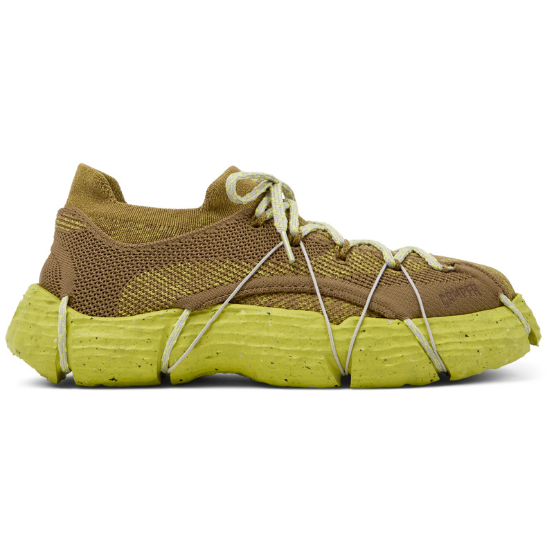 CAMPER ROKU - Sneaker Für Herren - Braun ,Gelb, Größe 45, Textile