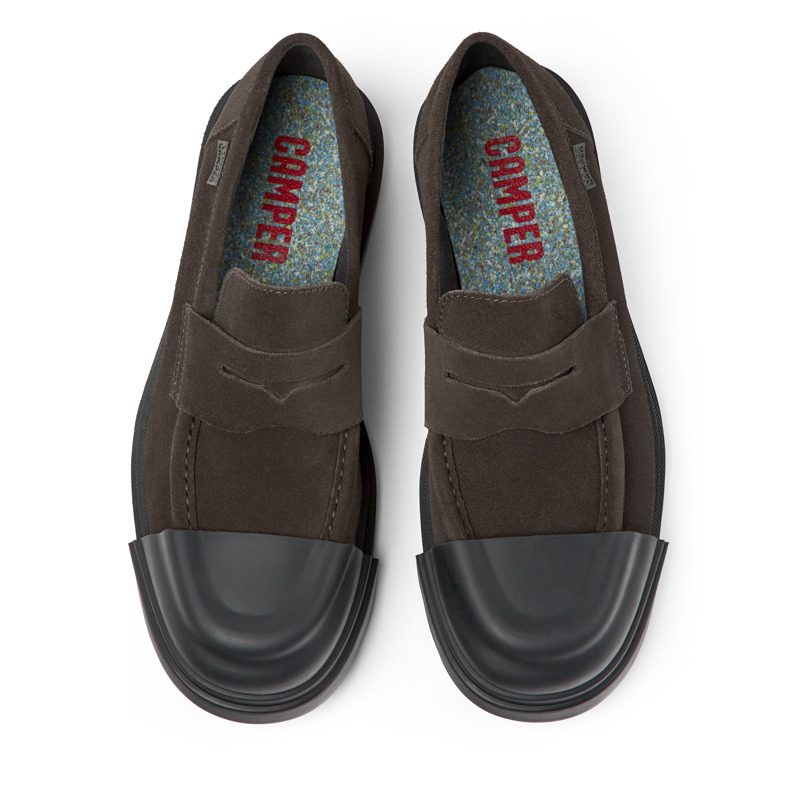 CAMPER Junction - Loafers For Men - Grey, Size 40, Suede