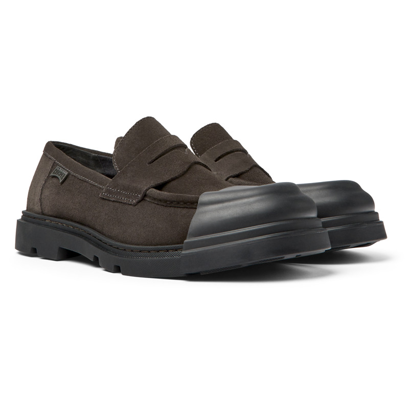 Camper Junction - Loafers For Men - Grey, Size 42, Suede