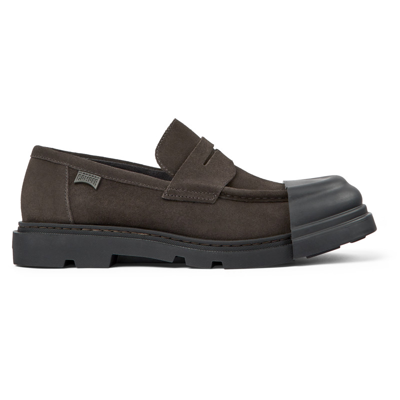 CAMPER Junction - Loafers For Men - Grey, Size 46, Suede