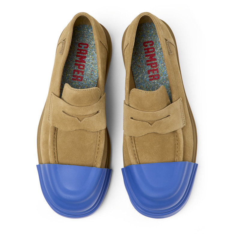 CAMPER Junction - Loafers For Men - Brown, Size 41, Suede