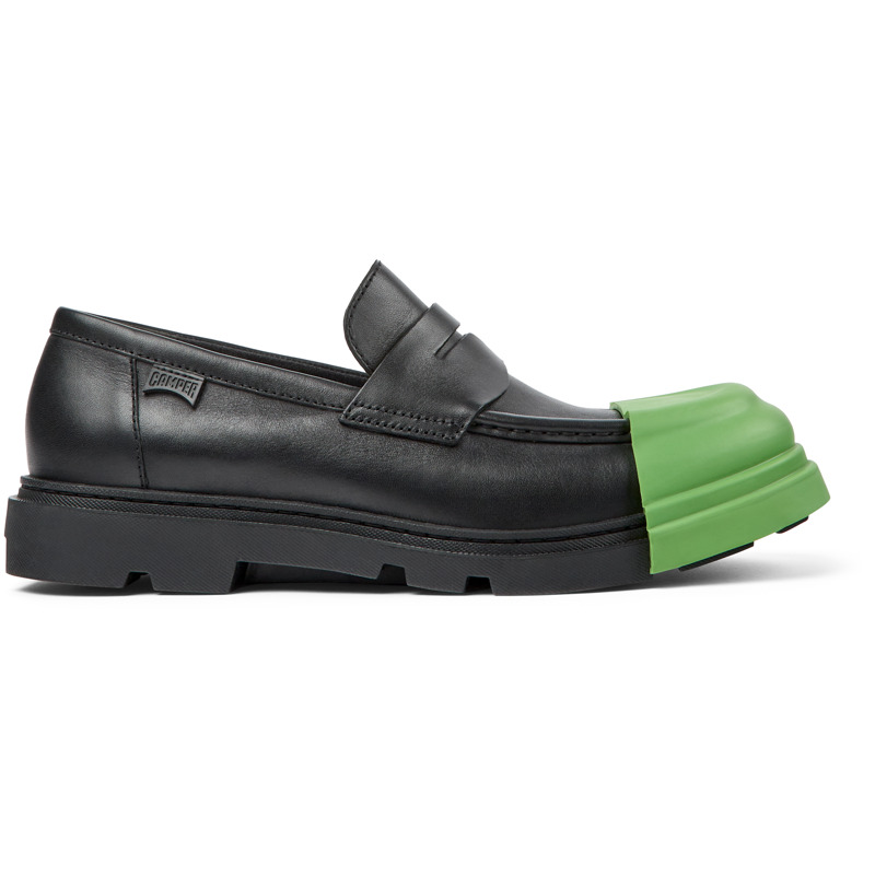 CAMPER Junction - Loafers For Men - Black, Size 44, Smooth Leather
