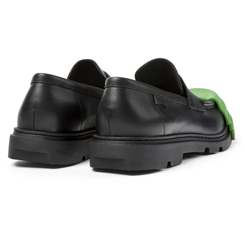 CAMPER Junction - Loafers For Men - Black, Size 42, Smooth Leather