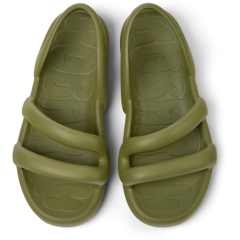 Camper Kobarah Flat - Sandals For Men - Green, Size 41, Synthetic