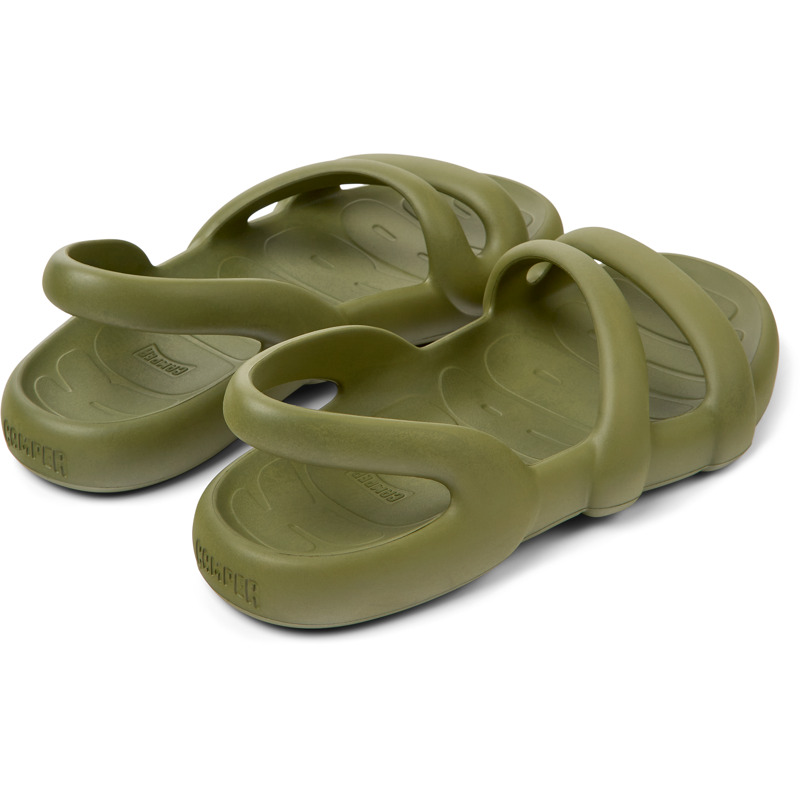 Camper Kobarah Flat - Sandals For Men - Green, Size 41, Synthetic