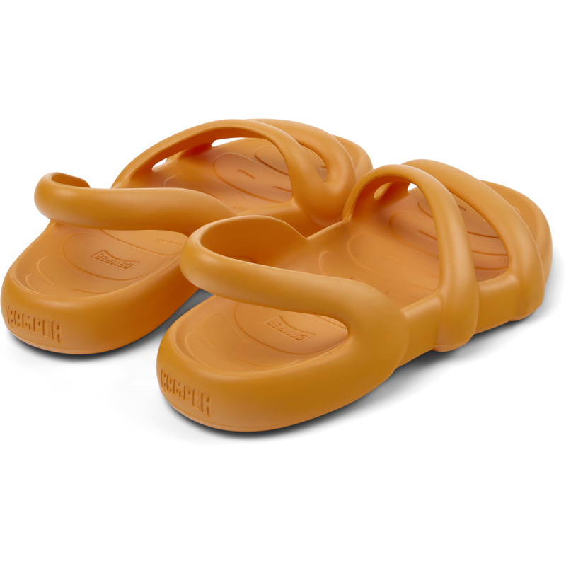 CAMPER Kobarah Flat - Sandals For Men - Orange, Size 41, Synthetic