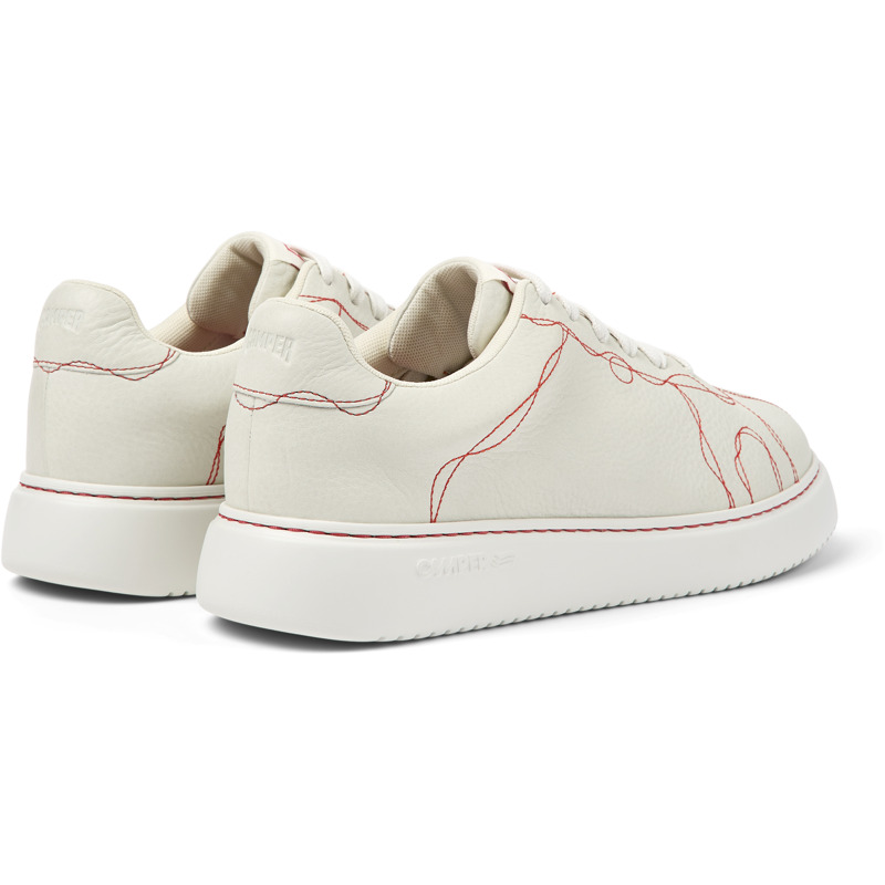 CAMPER Twins - Sneakers Voor Heren - Wit, Maat 43, Smooth Leather