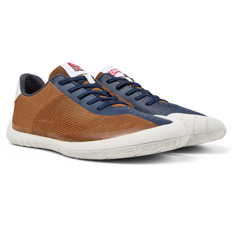 Shop Camper Sneakers For Men In Orange,blue,white