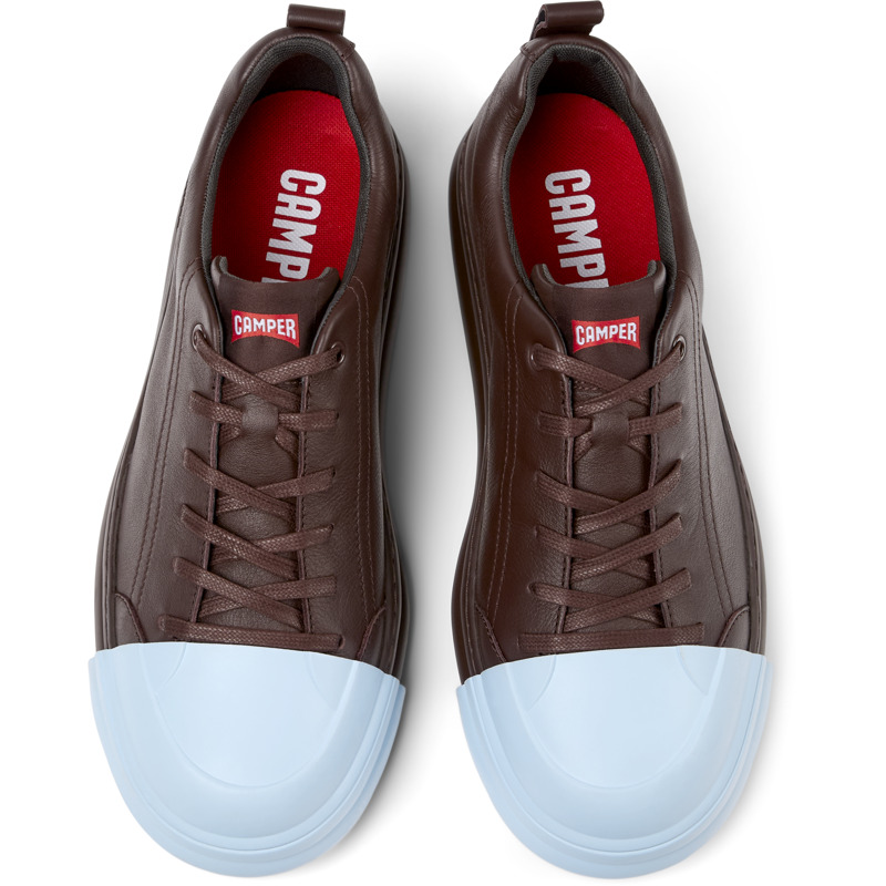 CAMPER Junction Runner - Sneakers Για Ανδρικα - Μπορντό, Μέγεθος 46, Smooth Leather