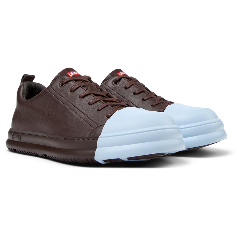 CAMPER Junction Runner - Sneakers Για Ανδρικα - Μπορντό, Μέγεθος 46, Smooth Leather