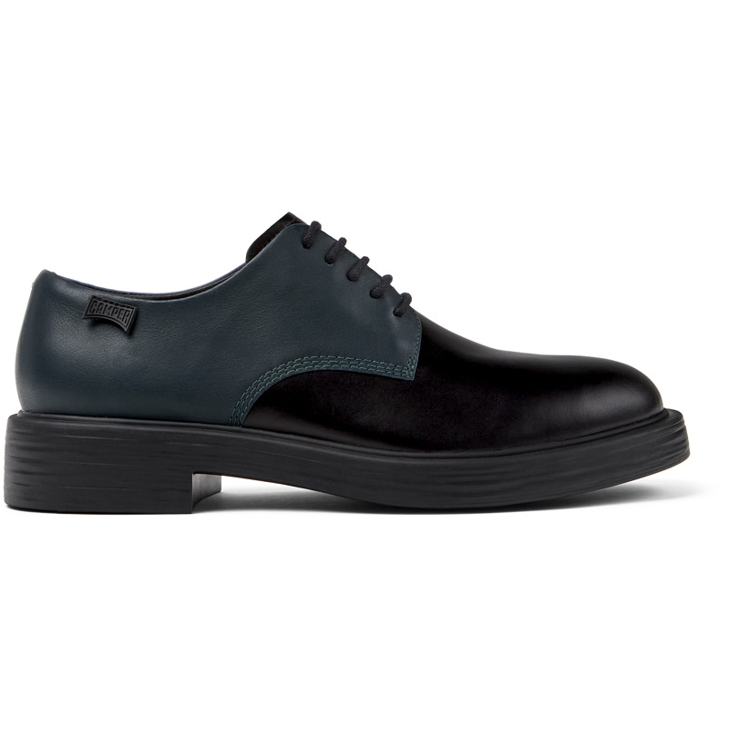 CAMPER Twins - Zapatos de vestir para Hombre - Negro,Gris,Verde, talla 44, Piel Lisa