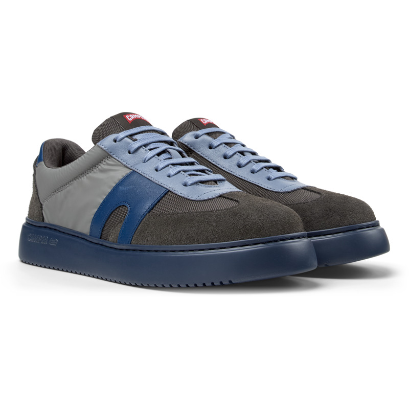 CAMPER Runner K21 - Sneakers For Men - Grey,Blue, Size 41, Cotton Fabric