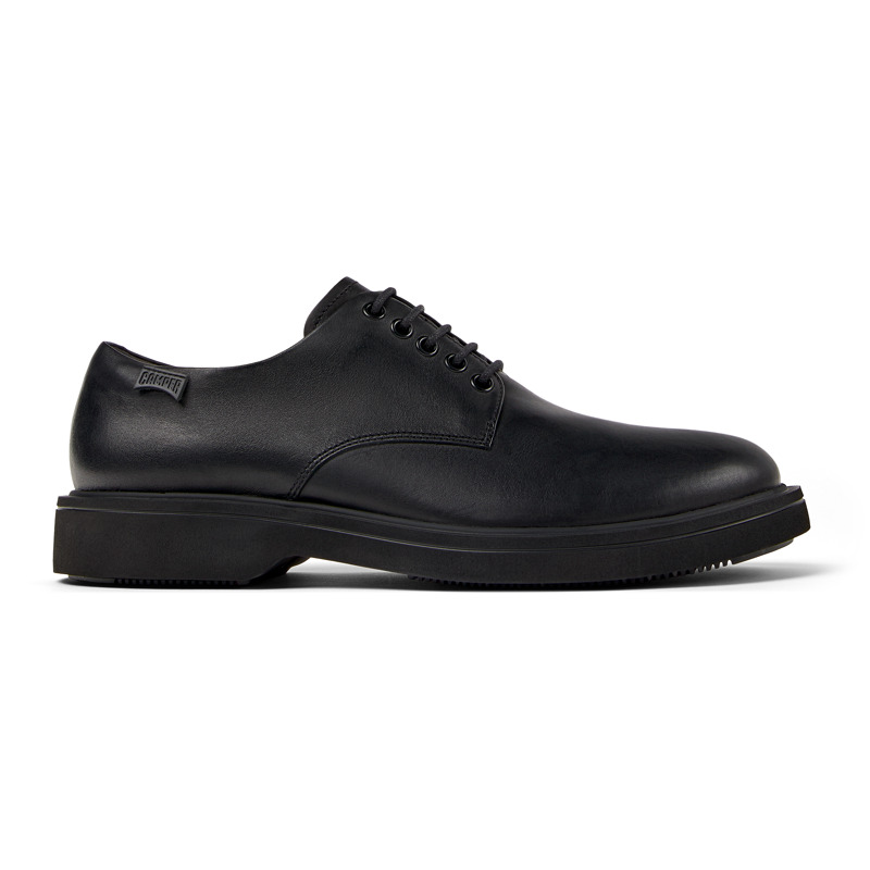 CAMPER Norman - Nette Schoenen Voor Heren - Zwart, Maat 46, Smooth Leather