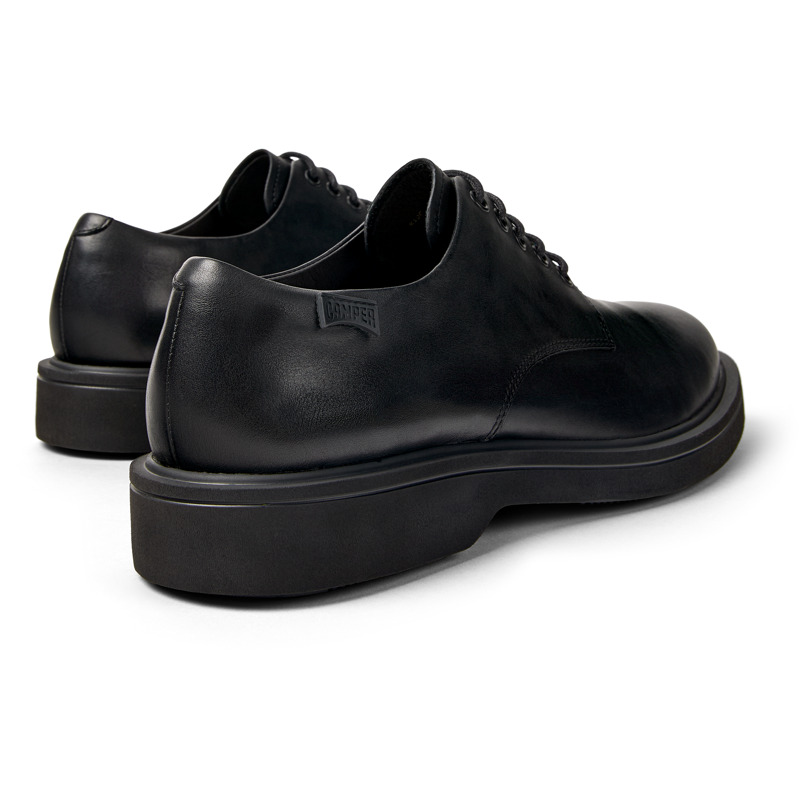 CAMPER Norman - Nette Schoenen Voor Heren - Zwart, Maat 46, Smooth Leather