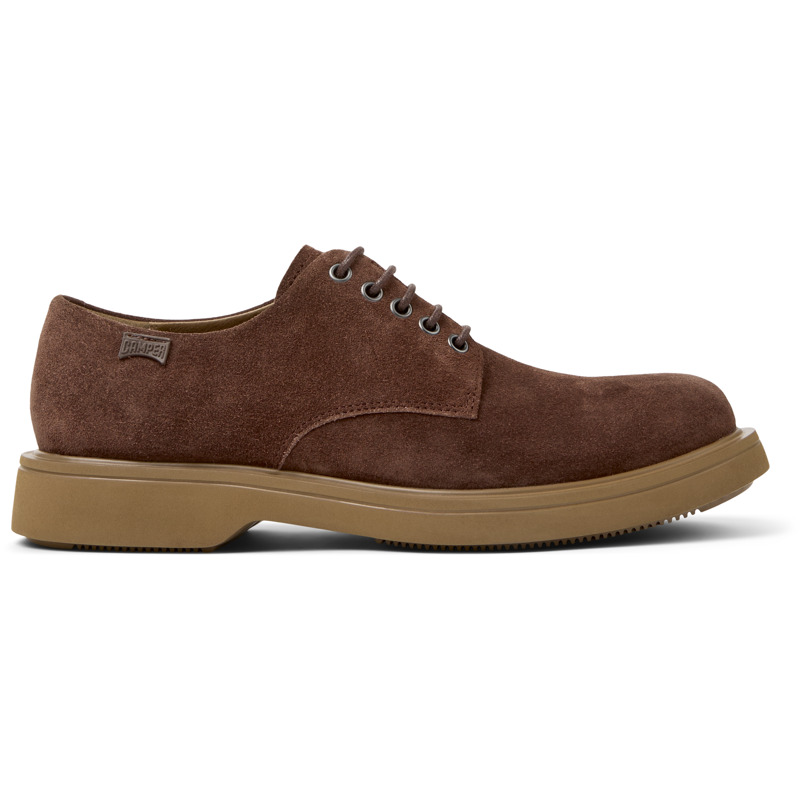 CAMPER Norman - Zapatos de vestir para Hombre - Marron, talla 41, Ante o Piel Vuelta