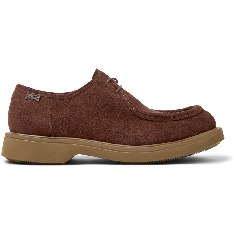 CAMPER Norman - Zapatos de vestir para Hombre - Marron, talla 42, Ante o Piel Vuelta