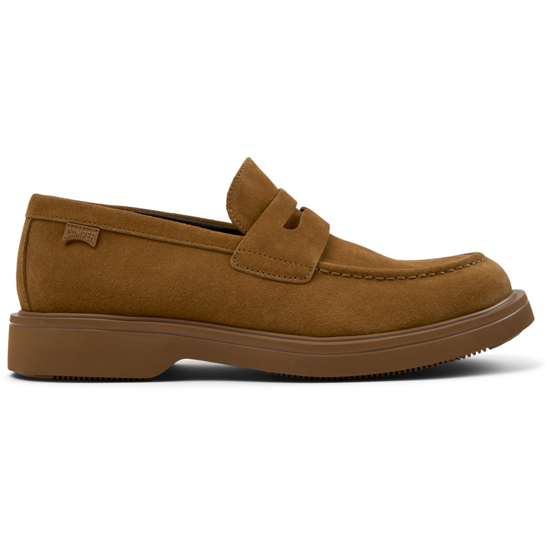 CAMPER Norman - Lässige Schuhe Für Herren - Braun, Größe 42, Veloursleder