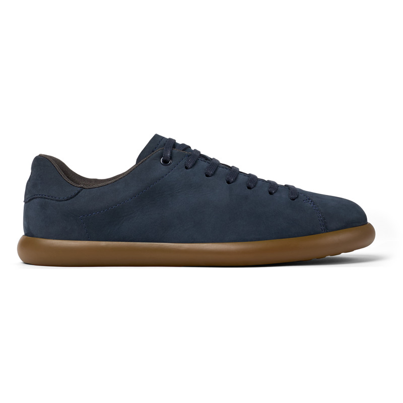 CAMPER Pelotas Soller - Sneaker für Herren - Blau, Größe 39, Veloursleder