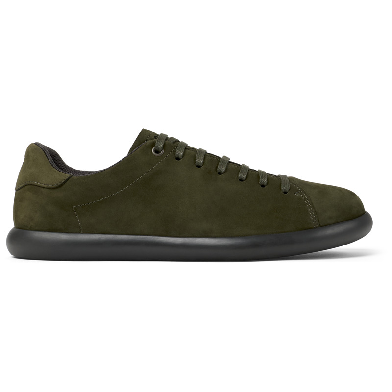 CAMPER Pelotas Soller - Sneaker für Herren - Grün, Größe 39, Veloursleder