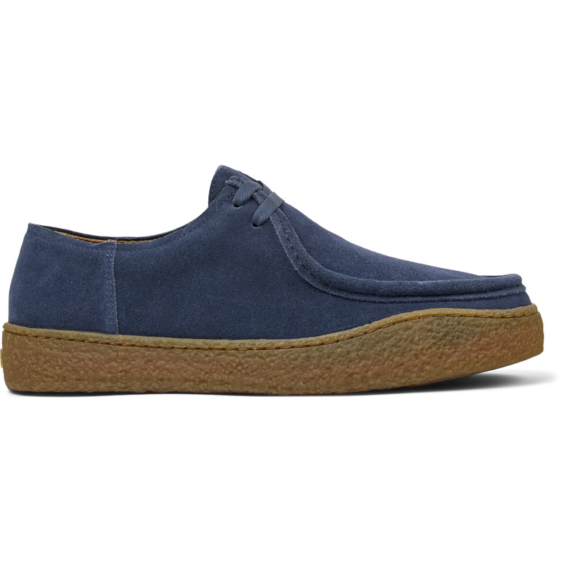 CAMPER Peu Terreno - Zapatillas para Hombre - Azul, talla 46, Ante o Piel Vuelta