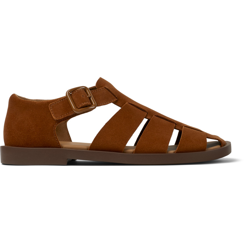 CAMPER Don - Sandalias para Hombre - Marron, talla 39, Ante o Piel Vuelta