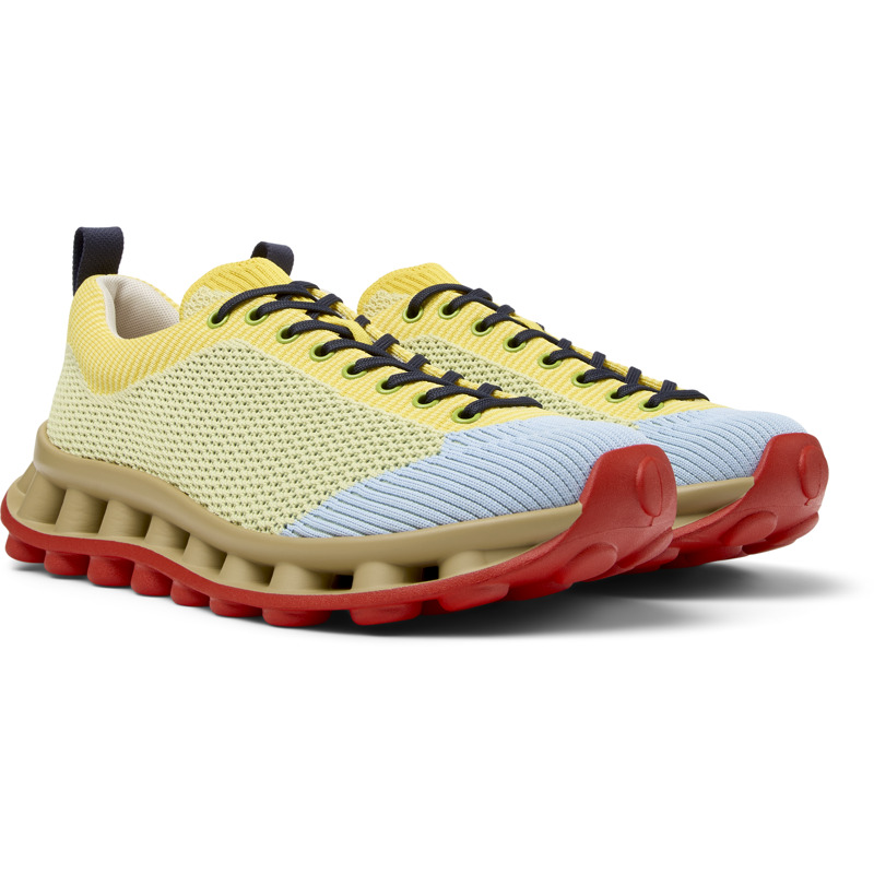 Camper X Sunnei Pelotissima Sneakers In Yellow,blue