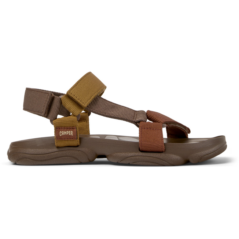 CAMPER Karst Sandal - Sandalias para Hombre - Marron,Rojo, talla 41, Textil