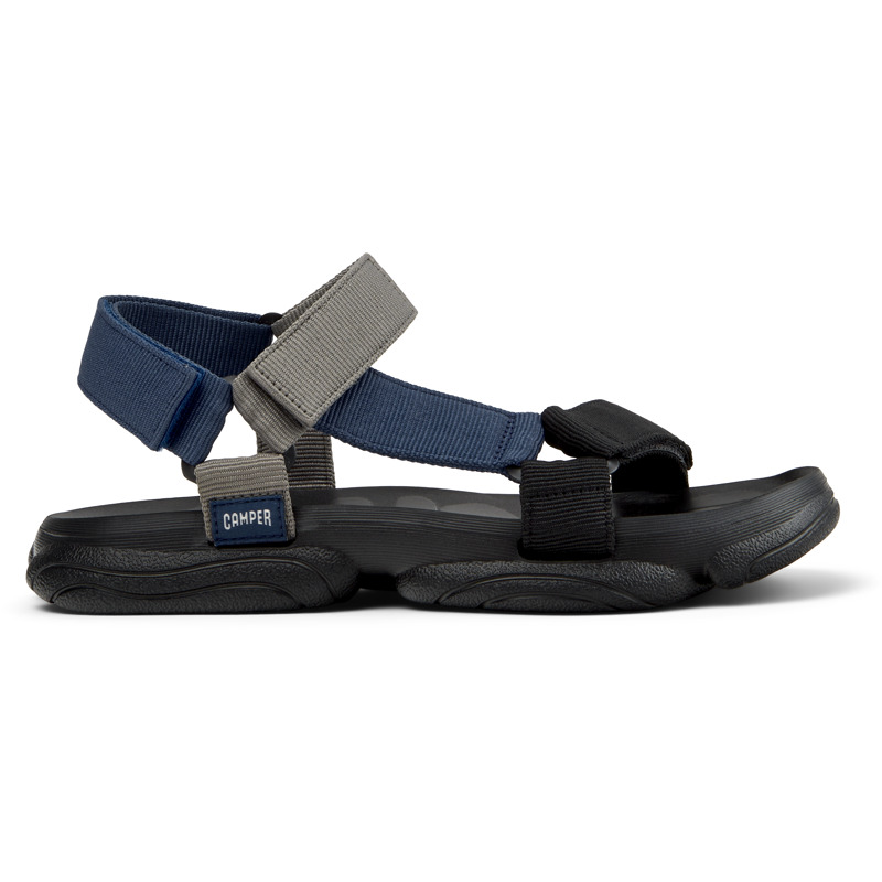 CAMPER Karst Sandal - Casual παπούτσια Για Ανδρικα - Μπλε,Γκρι,Μαύρο, Μέγεθος 46, Cotton fabric