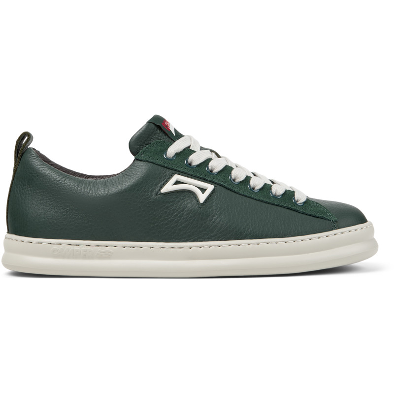 CAMPER Runner - Casual para Hombre - Verde, talla 39, Piel Lisa/Piel Vuelta