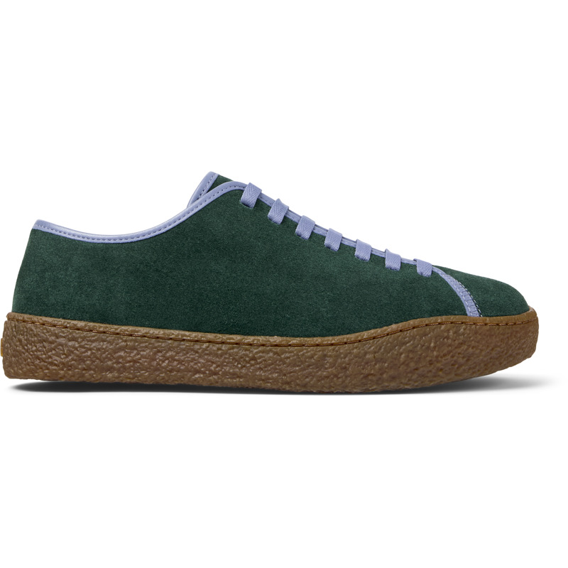 CAMPER Peu Terreno - Casual para Hombre - Verde, talla 46, Piel Vuelta/Piel Lisa