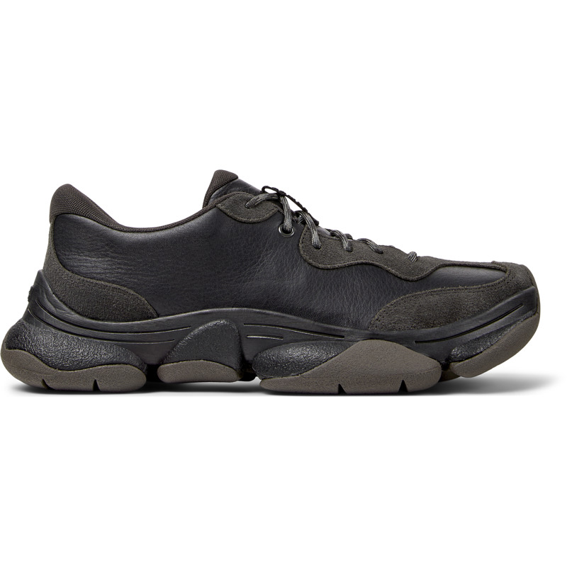 CAMPER Karst 2 - Casual para Hombre - Negro, talla 46, Piel Lisa/Piel Vuelta