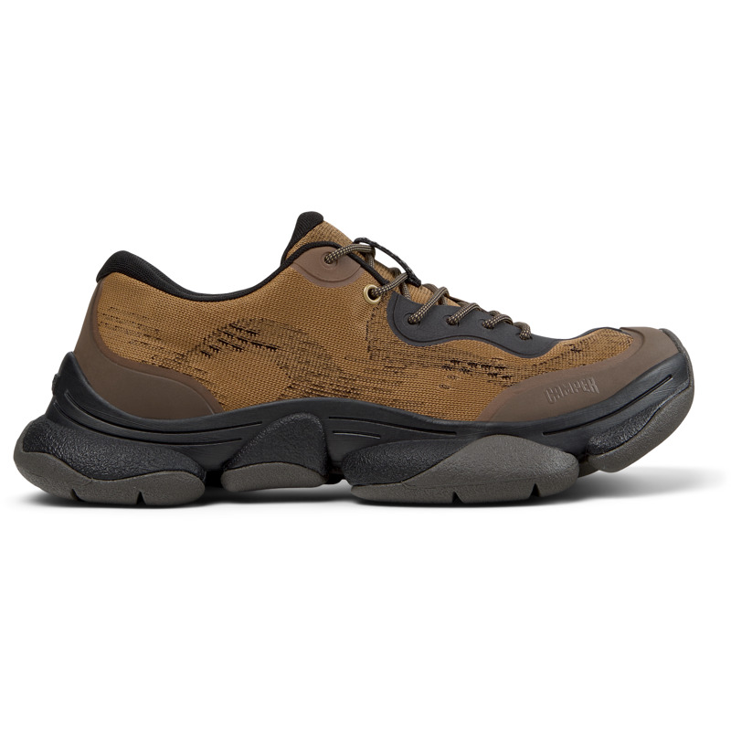 CAMPER Karst 2 - Casual παπούτσια Για Ανδρικα - Καφέ,Μαύρο, Μέγεθος 41, Cotton fabric