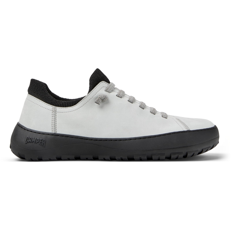 CAMPER Peu Serra - Casual para Hombre - Gris, talla 39, Piel Vuelta/Textil