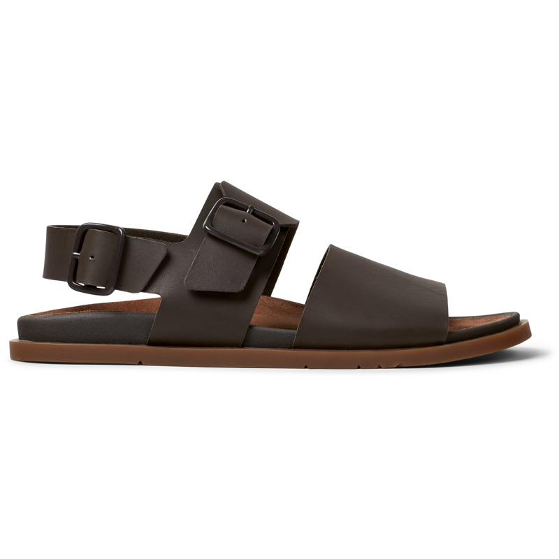 CAMPER Lluc Sandal - Sandalias para Hombre - Marron, talla 39, Piel Lisa