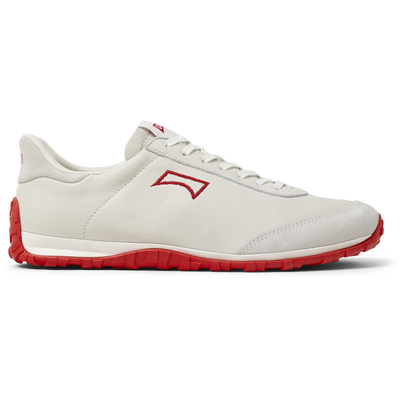 CAMPER Drift Walk - Casual para Hombre - Blanco, talla 43, Piel Lisa/Piel Vuelta