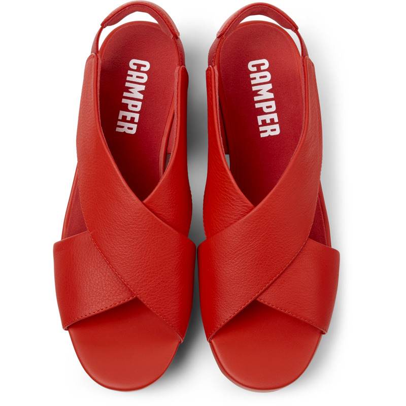 CAMPER Balloon - Sandals For Women - Red, Size 36, Smooth Leather