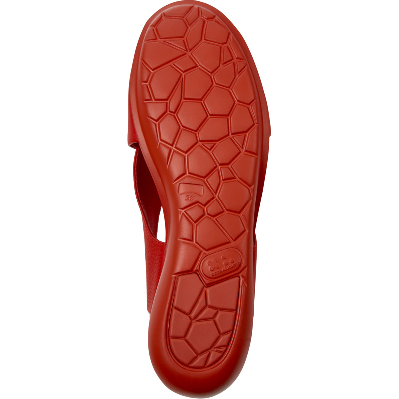 CAMPER Balloon - Sandals For Women - Red, Size 36, Smooth Leather